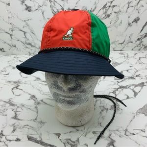 Men's Kangol Adventure Navy | Red | Green Casual Bucket NWT